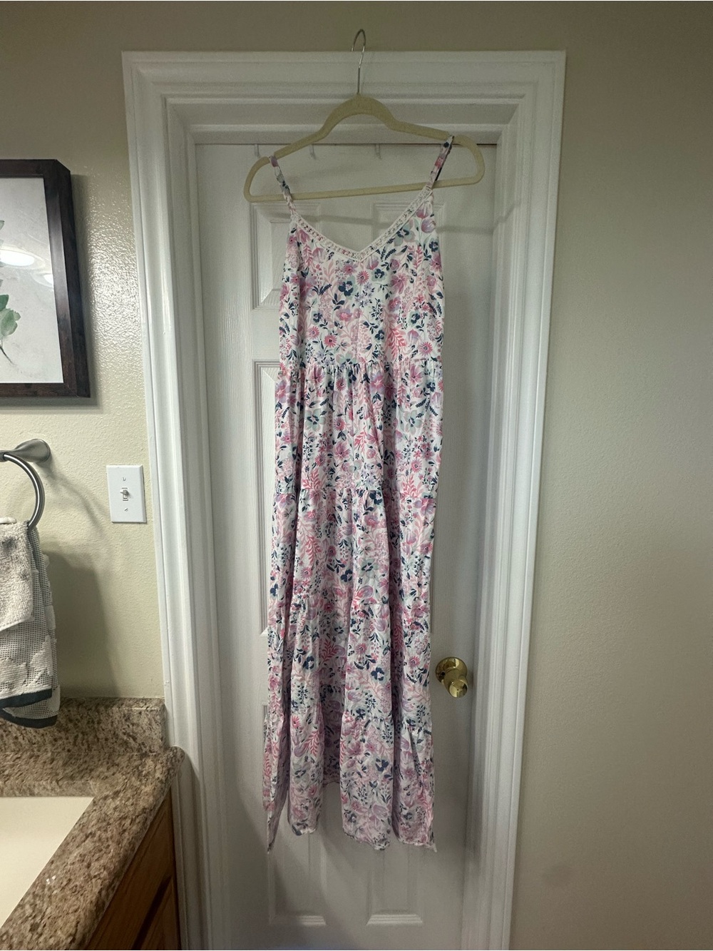 Rachel Zoe Tiered Floral Maxi Dress